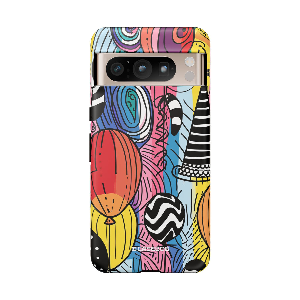 Vibrant Party Whimsy | Protective Phone Case for Google Pixel