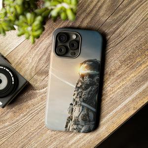 Astronaut on unexplored planet - Protective Phone Case