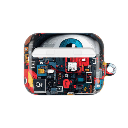 Sininen katse mosaiikki - AirPods Case