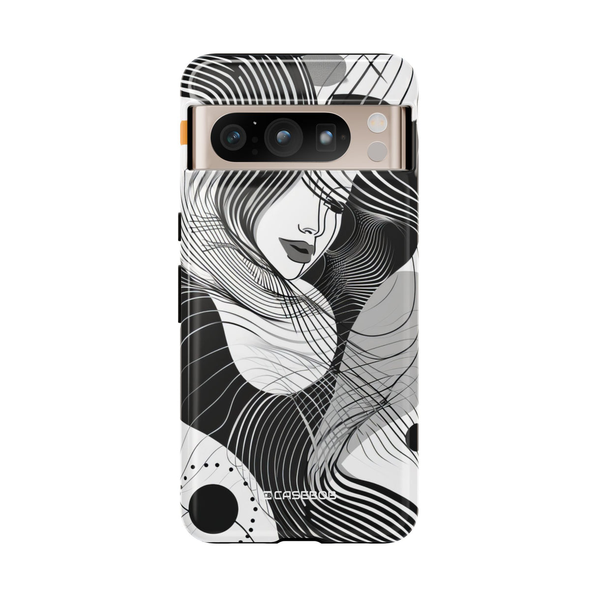 Fluid Noir Rhythm | Protective Phone Case for Google Pixel