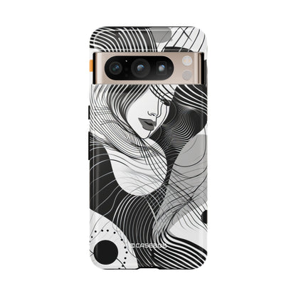 Fluid Noir Rhythm - Phone Case for Google Pixel