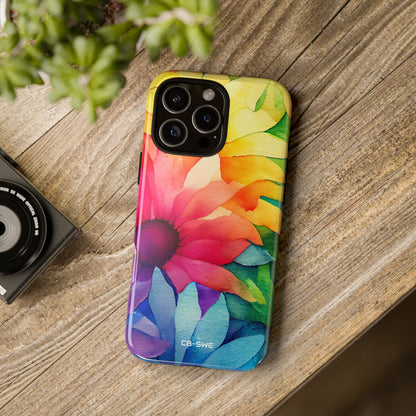 Vibrant Floral Symphony - iPhone Case