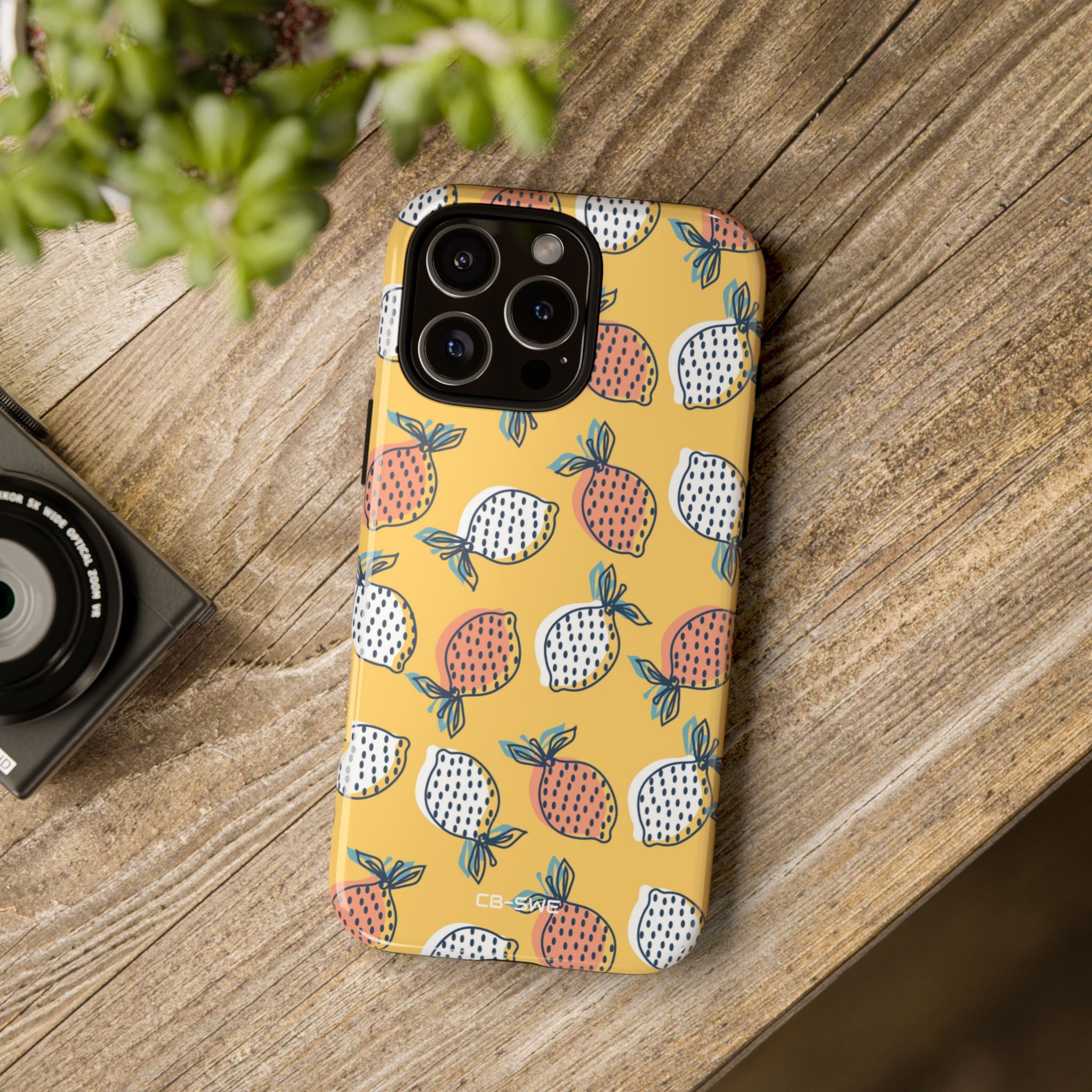 Lemons Dance Playfully - iPhone Case