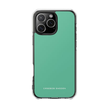 Medium Aquamarine iPhone 16 - Clear Impact Phone Case