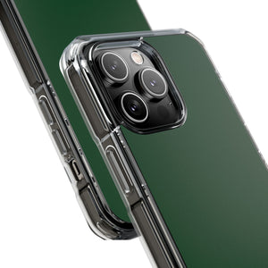 Forest Green | Phone Case for iPhone (Clear Impact Case - Magnetic)