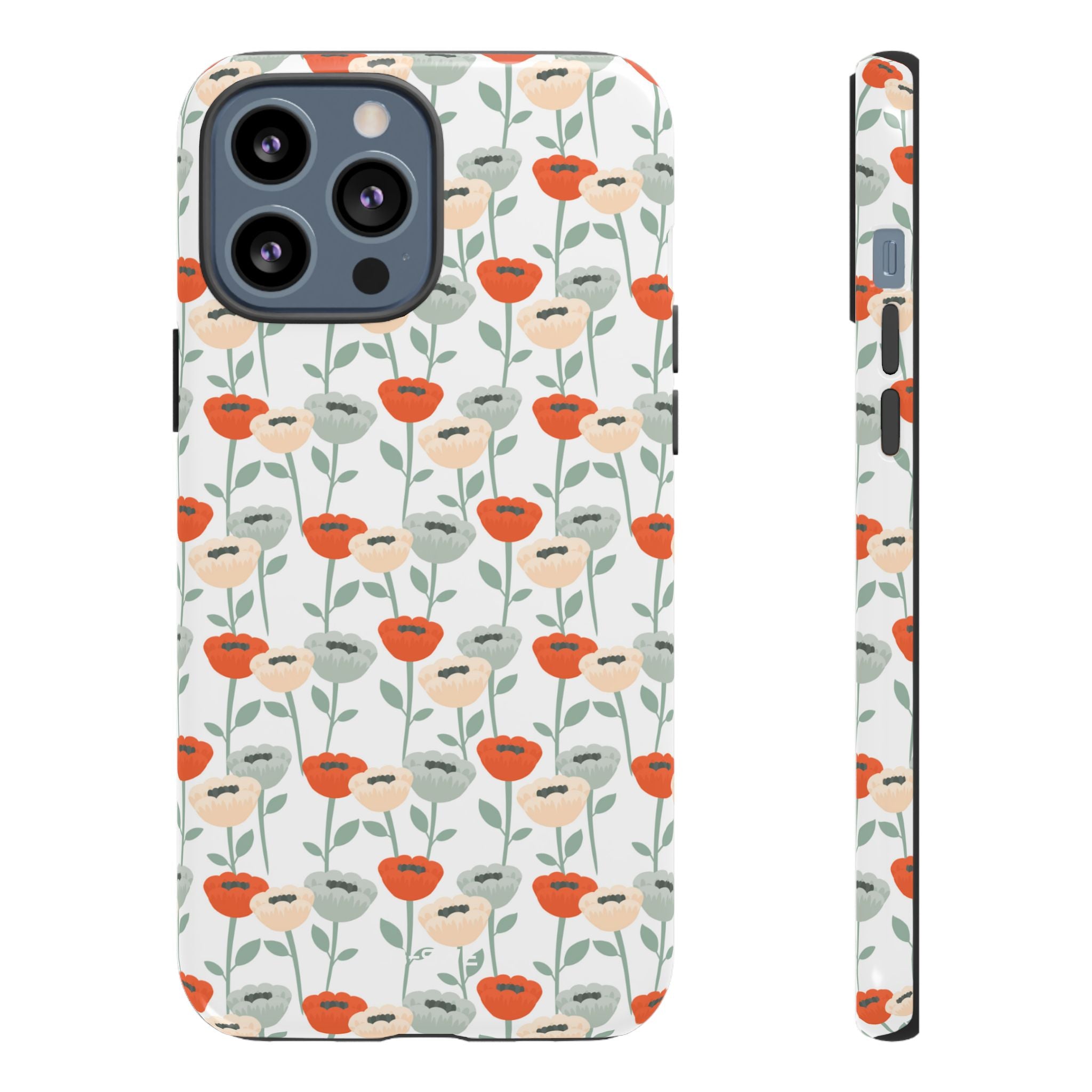 Minimalist Floral Elegance - iPhone Case