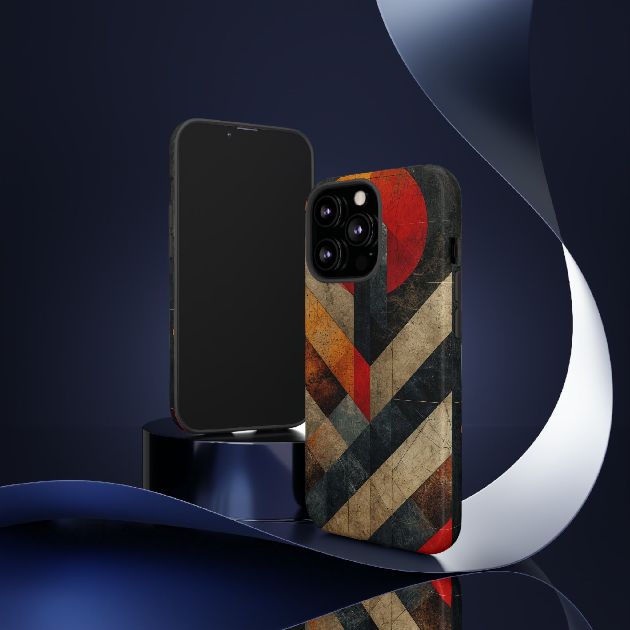 Art Deco Geometry Extravaganza - Protective Phone Case