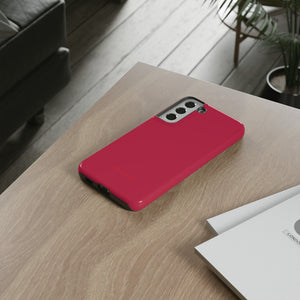 Bright Red Maroon - Protective Phone Case