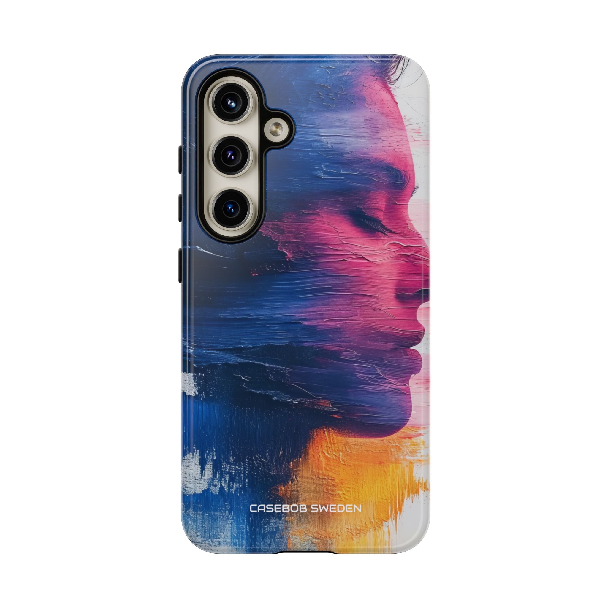 Blue Magenta Portrait - Tough Samsung S24 Phone Case