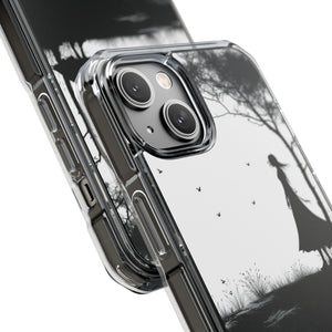 Solitary Serenity - Phone Case for iPhone (Clear Impact - Magnetic)