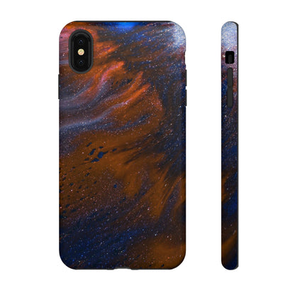 Gold Daze Ink Art iPhone Case (Protective) iPhone XS MAX Matte Phone Case