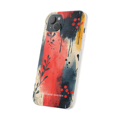 Vibrant Floral Energy iPhone 15 - Flexi Phone Case