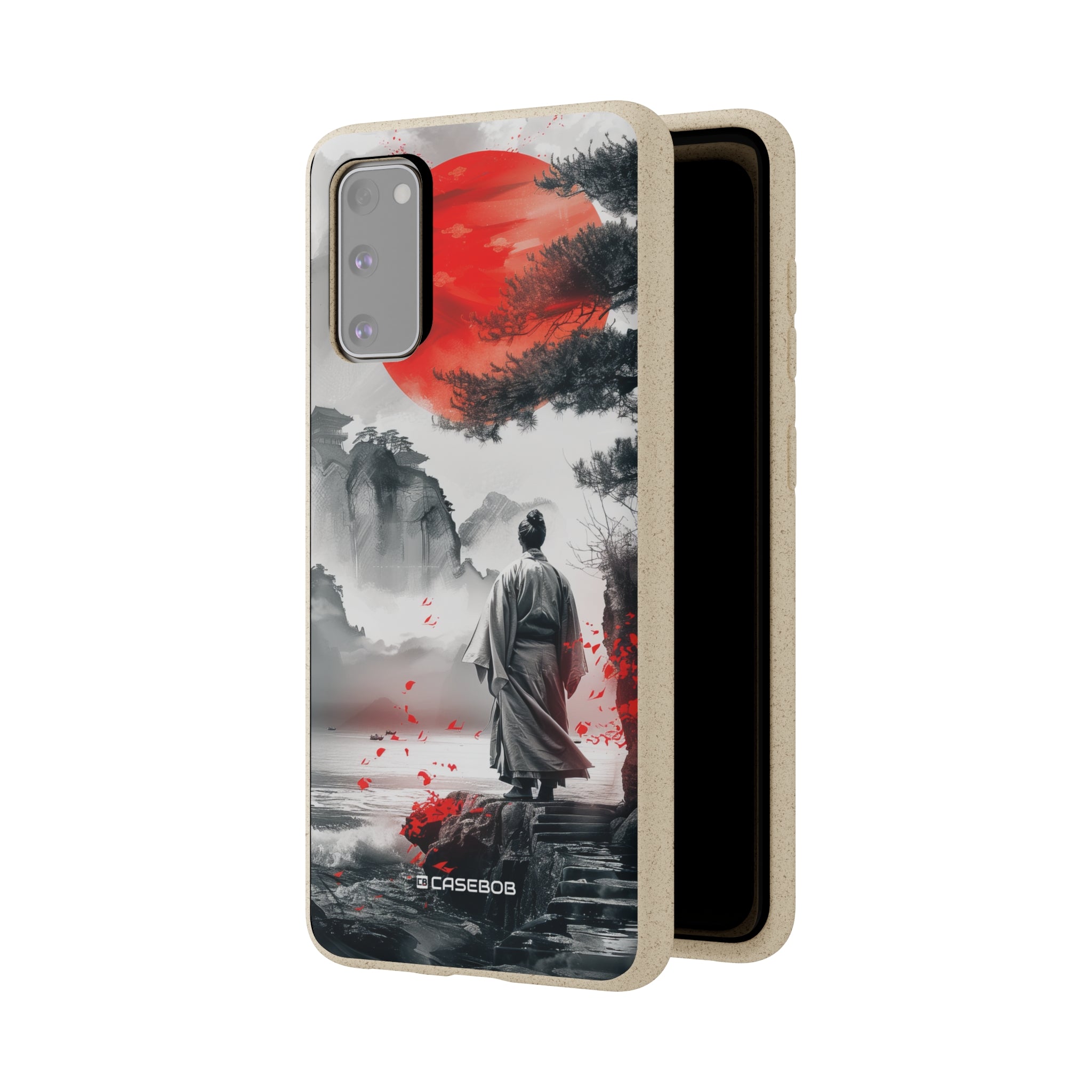 Serene Samurai Sunrise | Biodegradable Phone Case