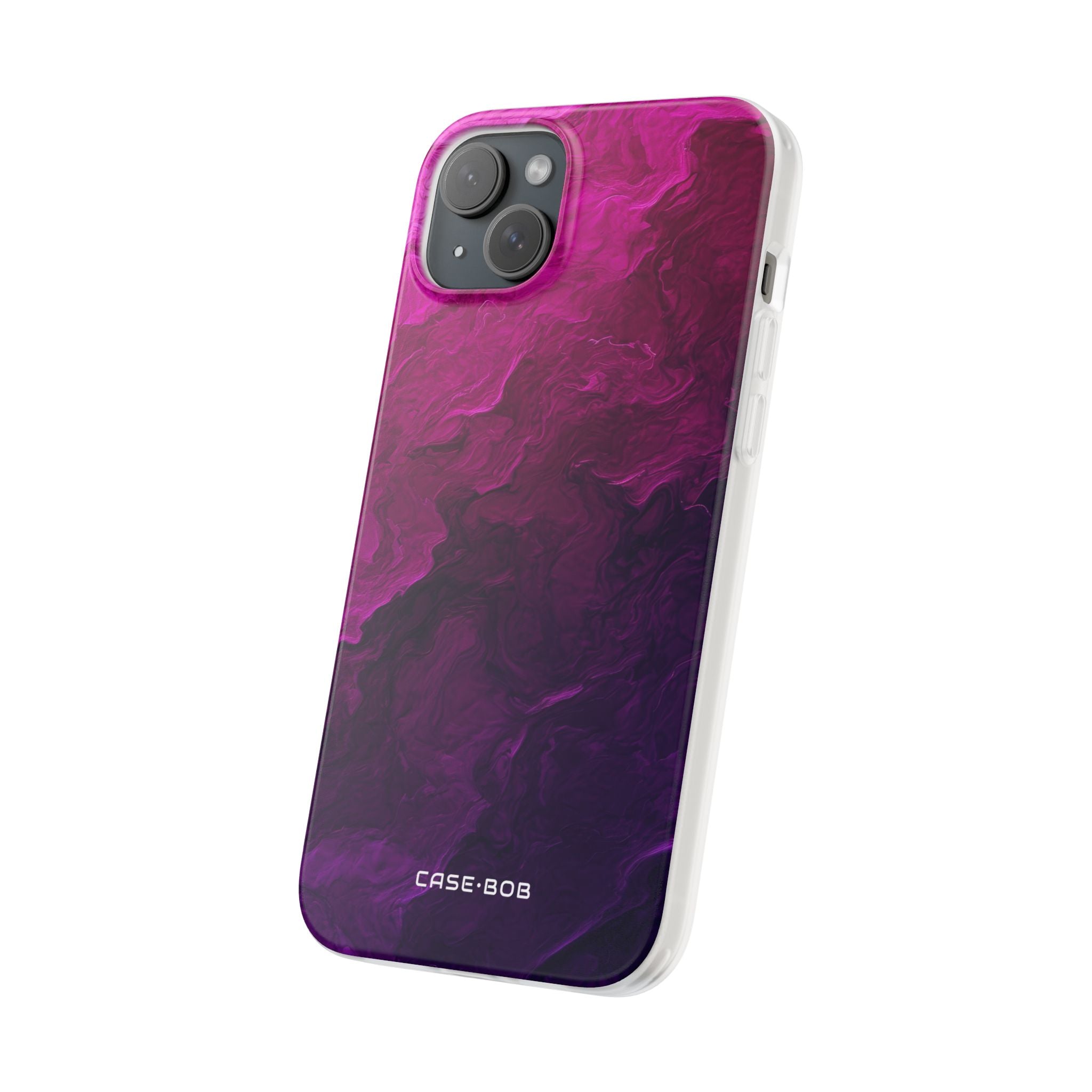 Violet Swirl iPhone 15 Plus Case - Soft