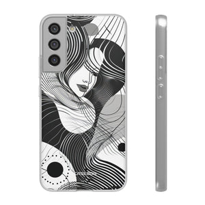 Fluid Noir Rhythm | Flexible Phone Case for Samsung Galaxy