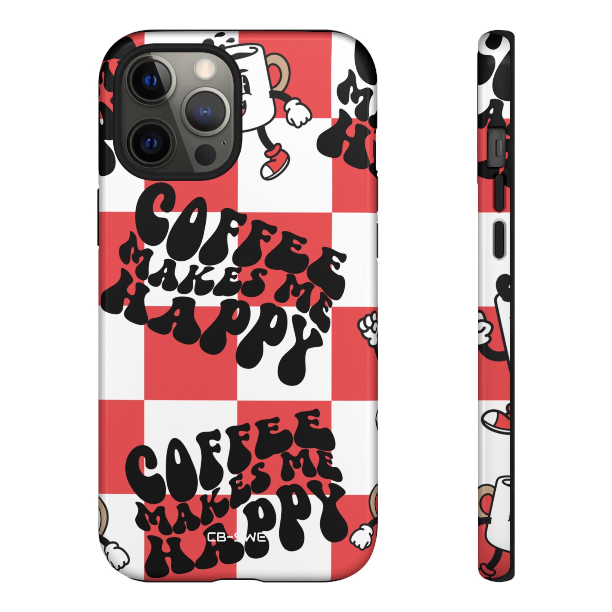 Joyful Coffee Celebration - iPhone Case