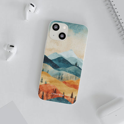 Moonlit Mountains iPhone 13 mini Case - Soft