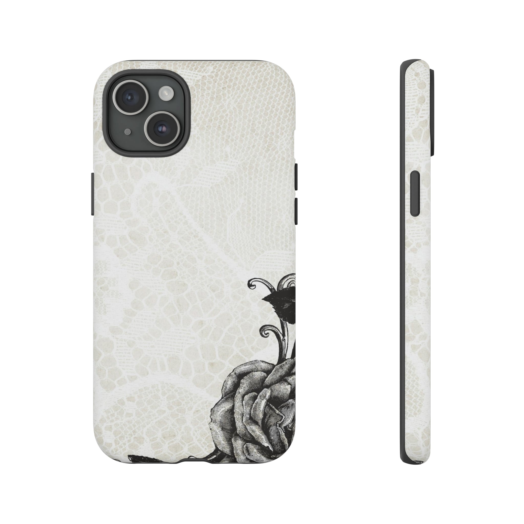 Rosett Gothic Flower - Protective Phone Case