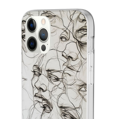 Ethereal Faces | Flexible Phone Case for iPhone