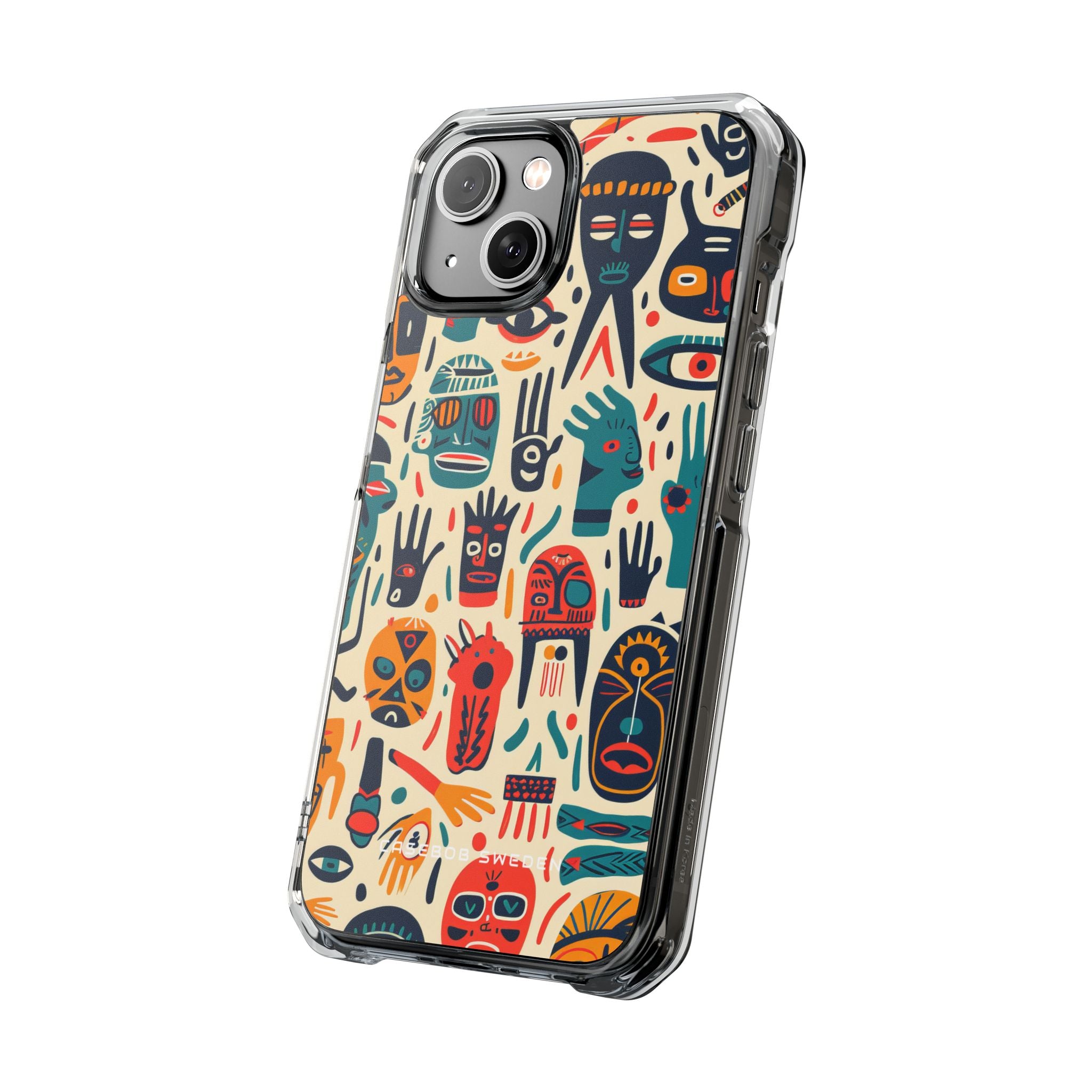 Gradient Tribalscape Vibrance iPhone 14 - Clear Impact Phone Case