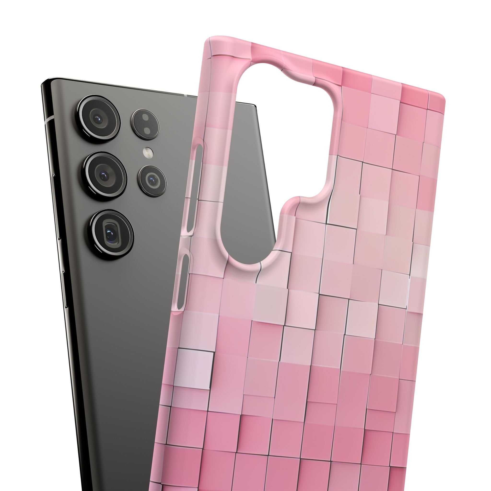 Gradient Pink Mosaic Samsung S23 - Slim Phone Case