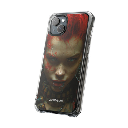 Red Spike Gaze iPhone 15 Plus Case - Impact