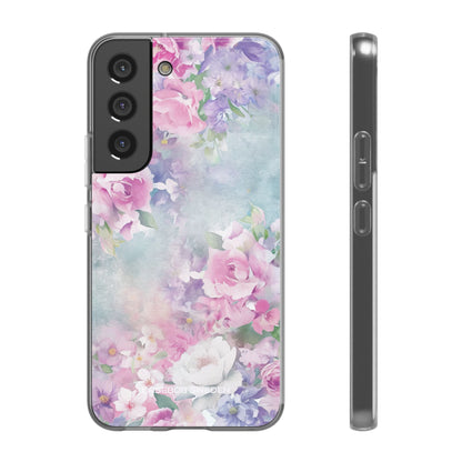 Dreamy Floral Watercolor - Flexi Samsung S22 Phone Case