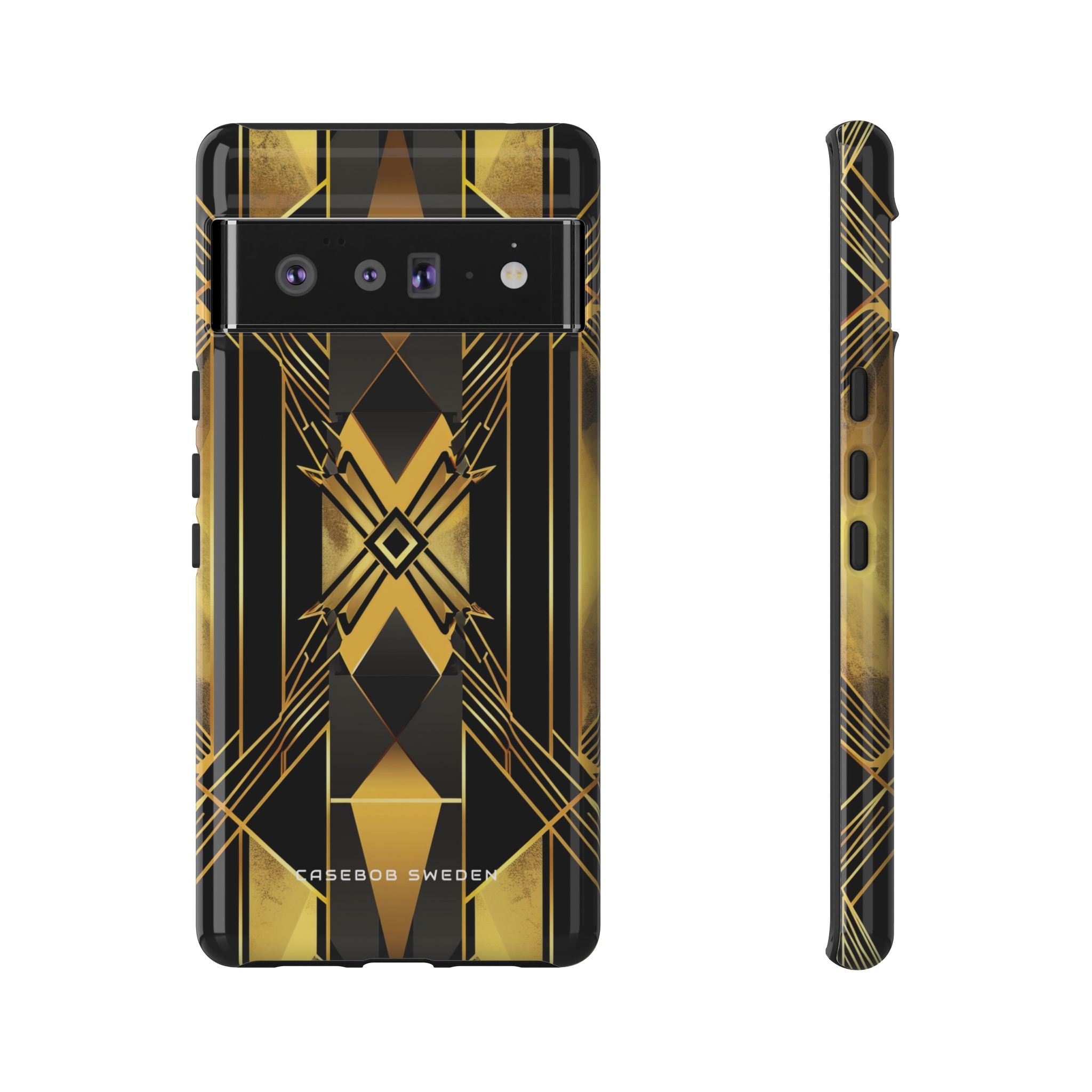 Golden Geometric Elegance Google Pixel 6 - Tough Phone Case