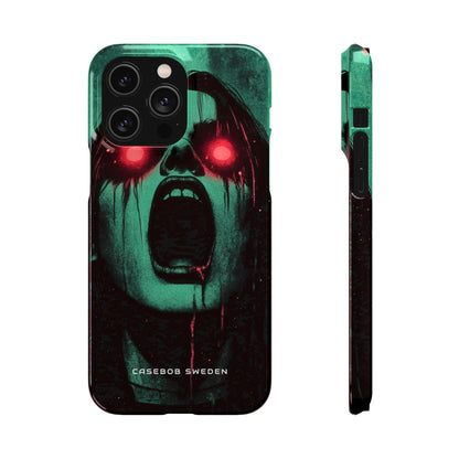 Haunting Glow of Gothic Eyes iPhone 14 - Slim Phone Case