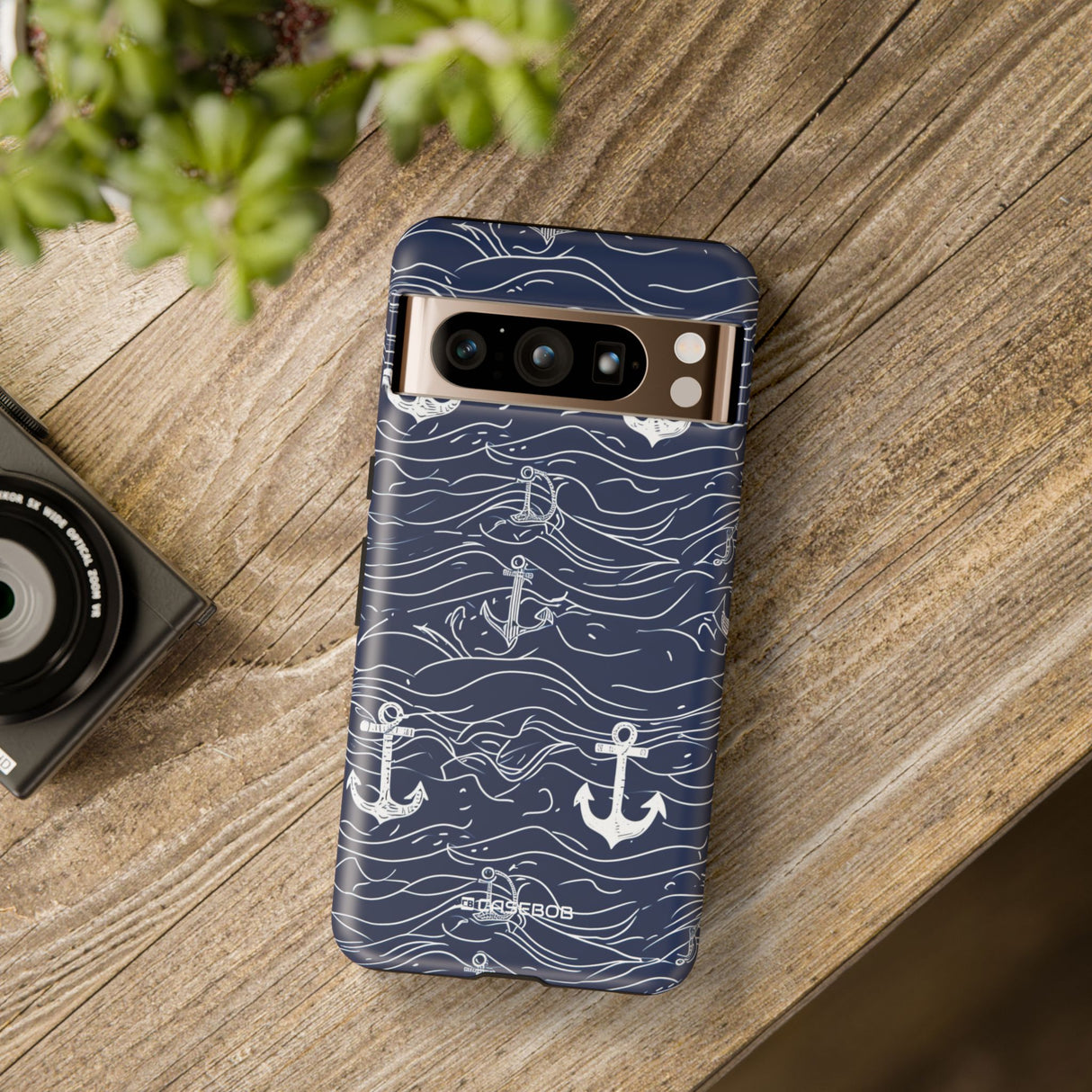 Nautical Whimsy: Anchors and Waves - for Google Pixel 8