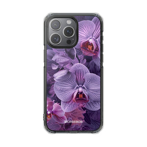 Radiant Orchid Design | Handyhülle für iPhone (Clear Impact Case – magnetisch) 