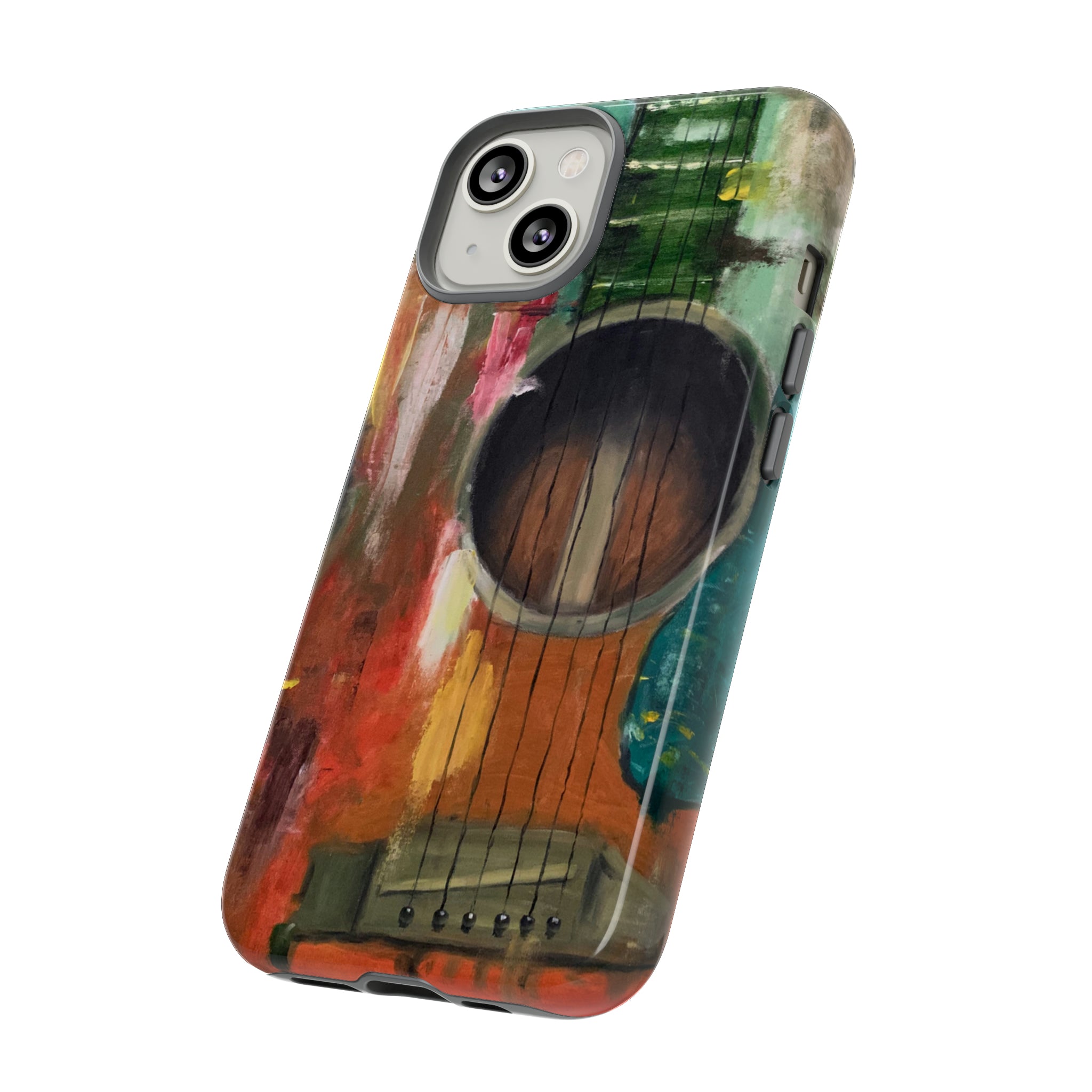 Oil painting - Guitar - Protective Phone Case