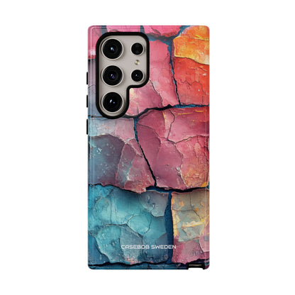 Cracked Earth Mosaic - Tough Samsung S24 Phone Case