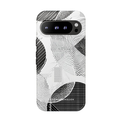 Geometric Line Harmony Google Pixel 9 - Tough Phone Case