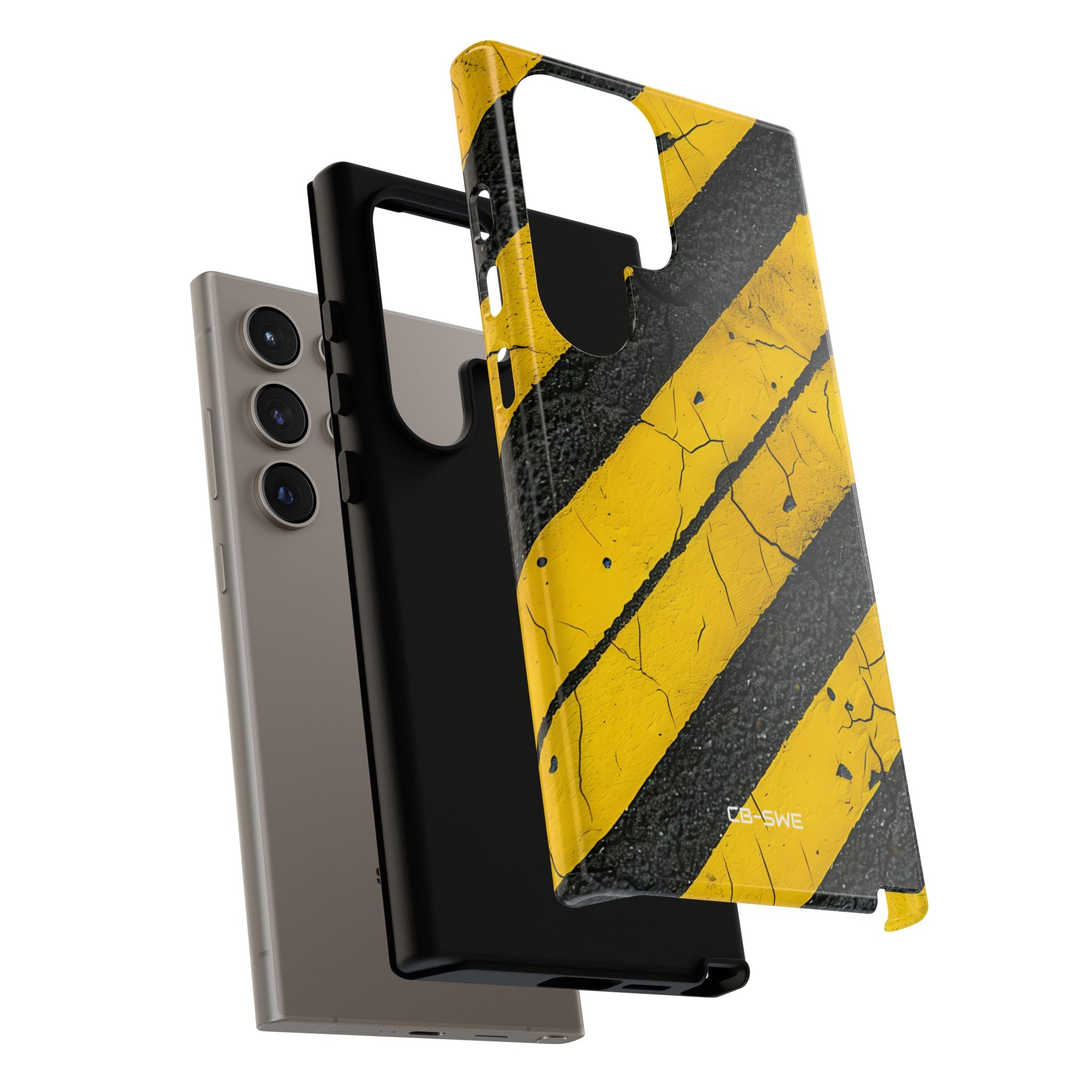 Cracked Hazard Lines - Samsung Case