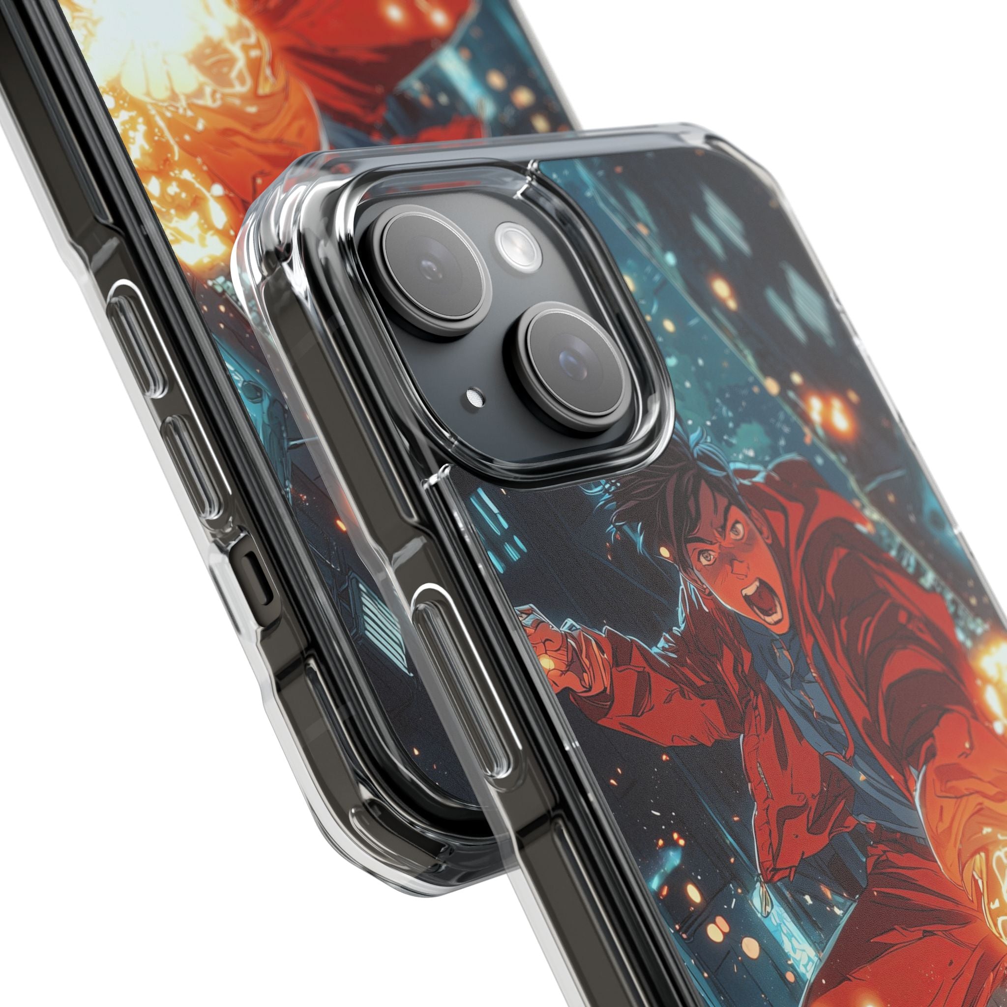 Flames Ignite Action iPhone Case - Impact