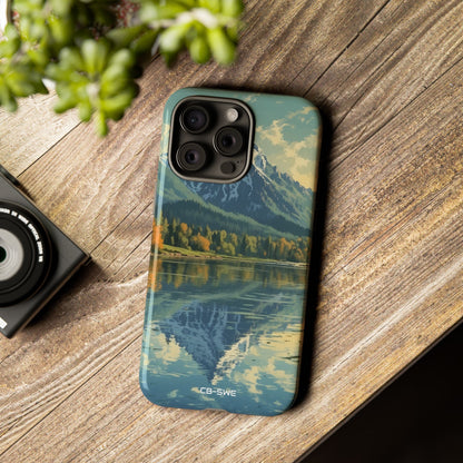 Mountain Reflects Calm - iPhone Case