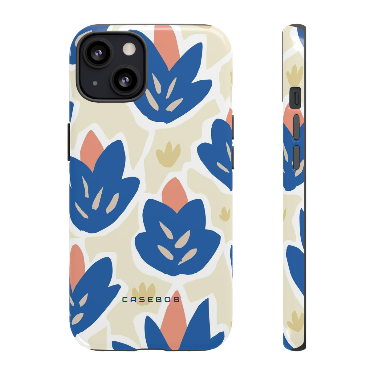 Blue Happy Flower - Protective Phone Case