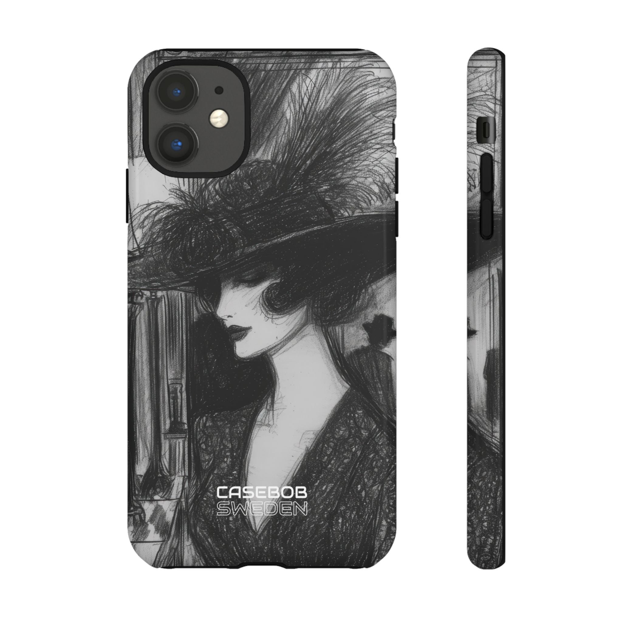 Vintage Feather Elegance iPhone 11 - Tough