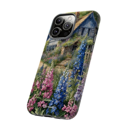 Cottage Surrounded Blossoms - iPhone Case
