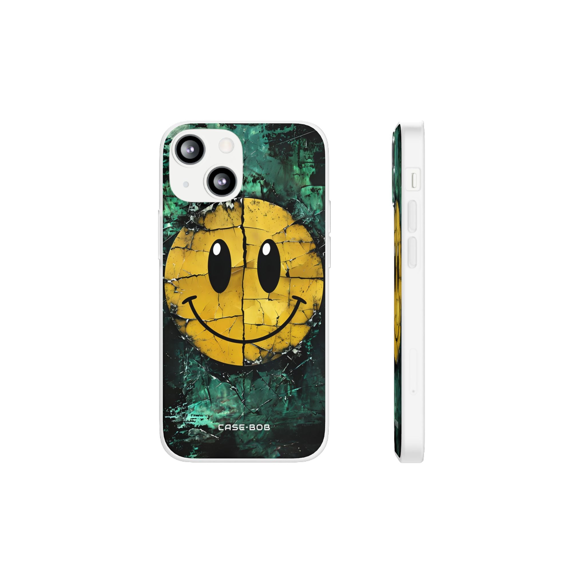 Cracked Smiley iPhone 13 mini - Soft Case