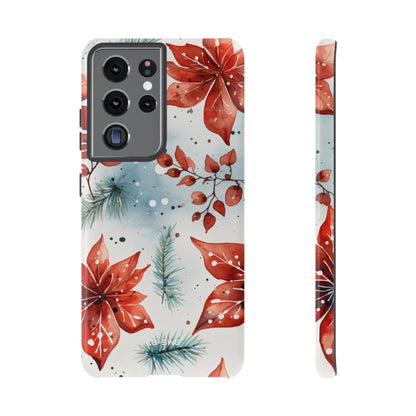 Poinsettias Bloom Bright - Samsung Case