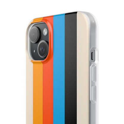 Vivid Stripe Harmony iPhone 15 Plus Case - Soft