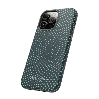 Teal Rippleflow iPhone 14 - Tough Phone Case