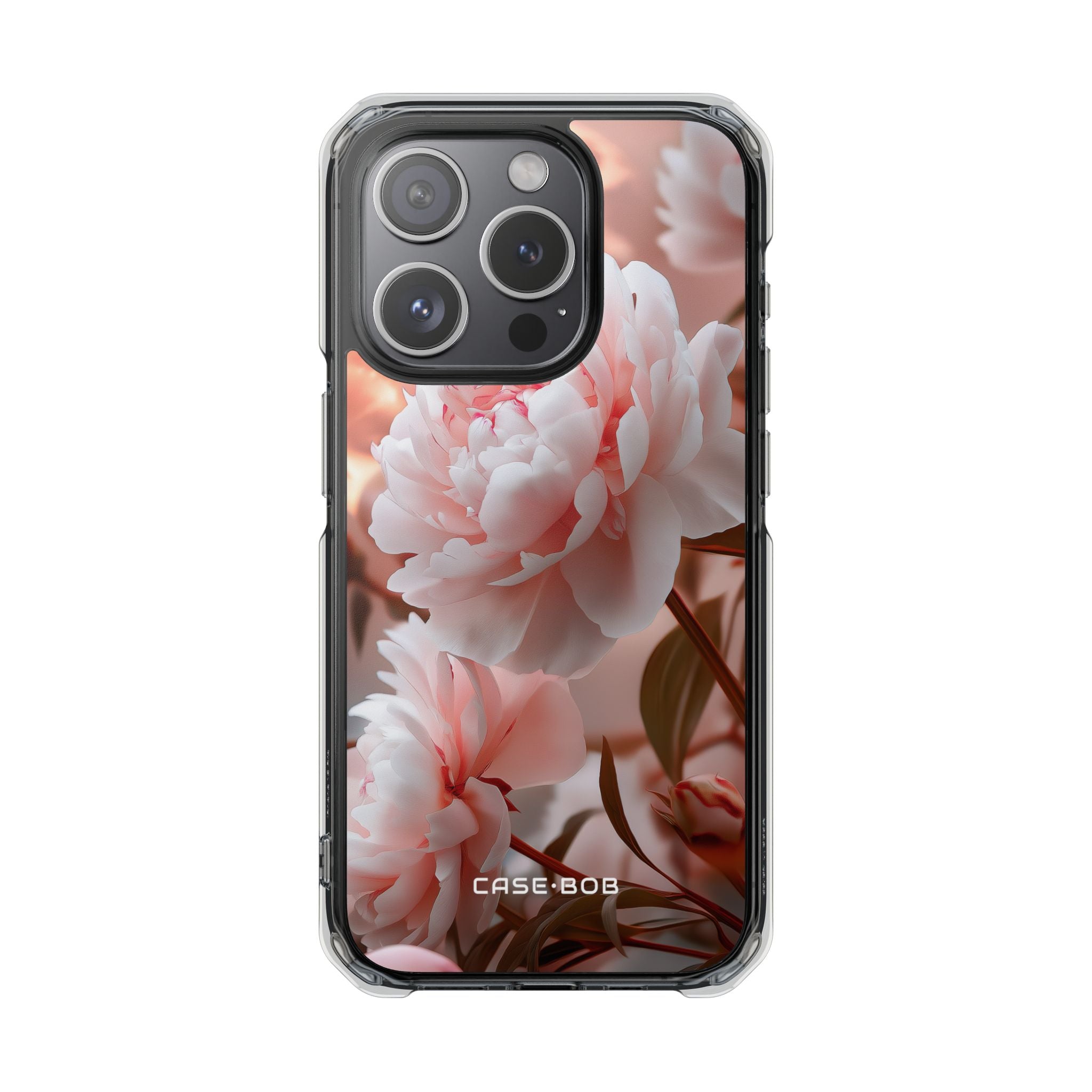 Peony Moonlight iPhone 15 Pro Case - Impact