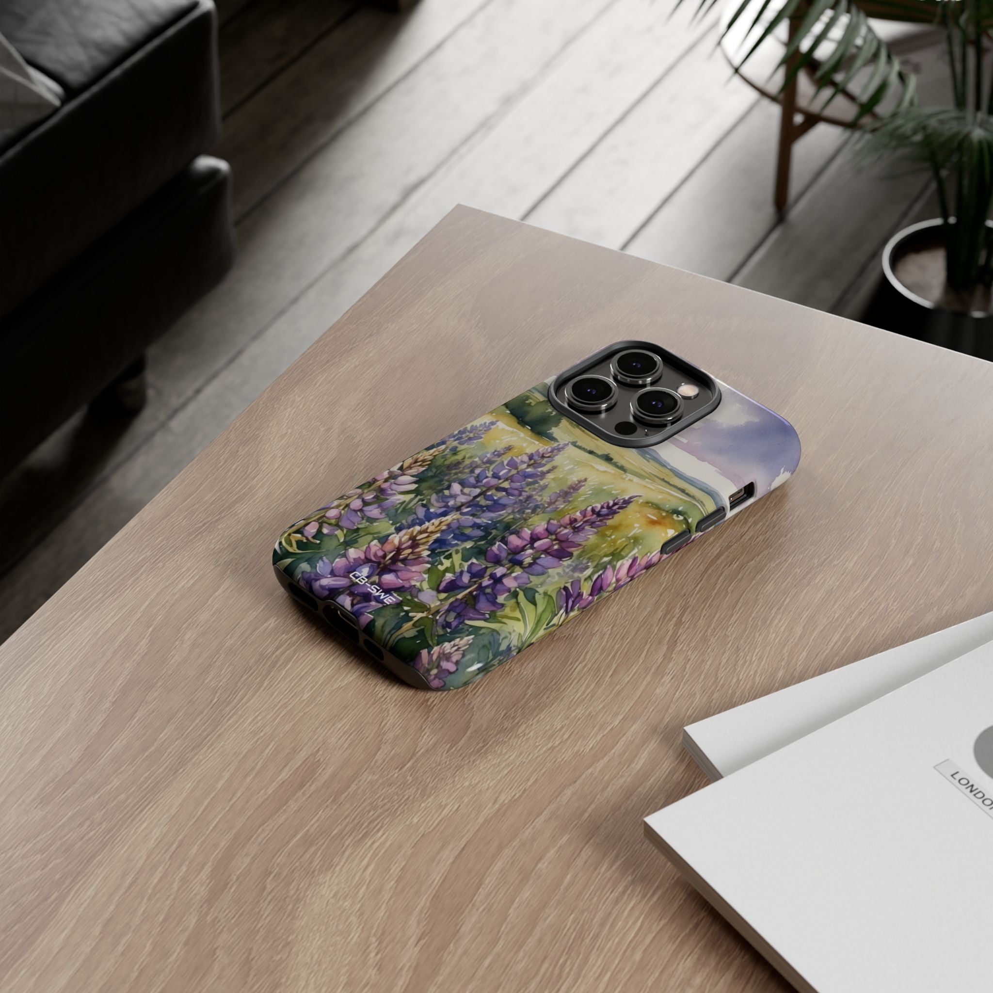 Lupins Dance Light - iPhone Case
