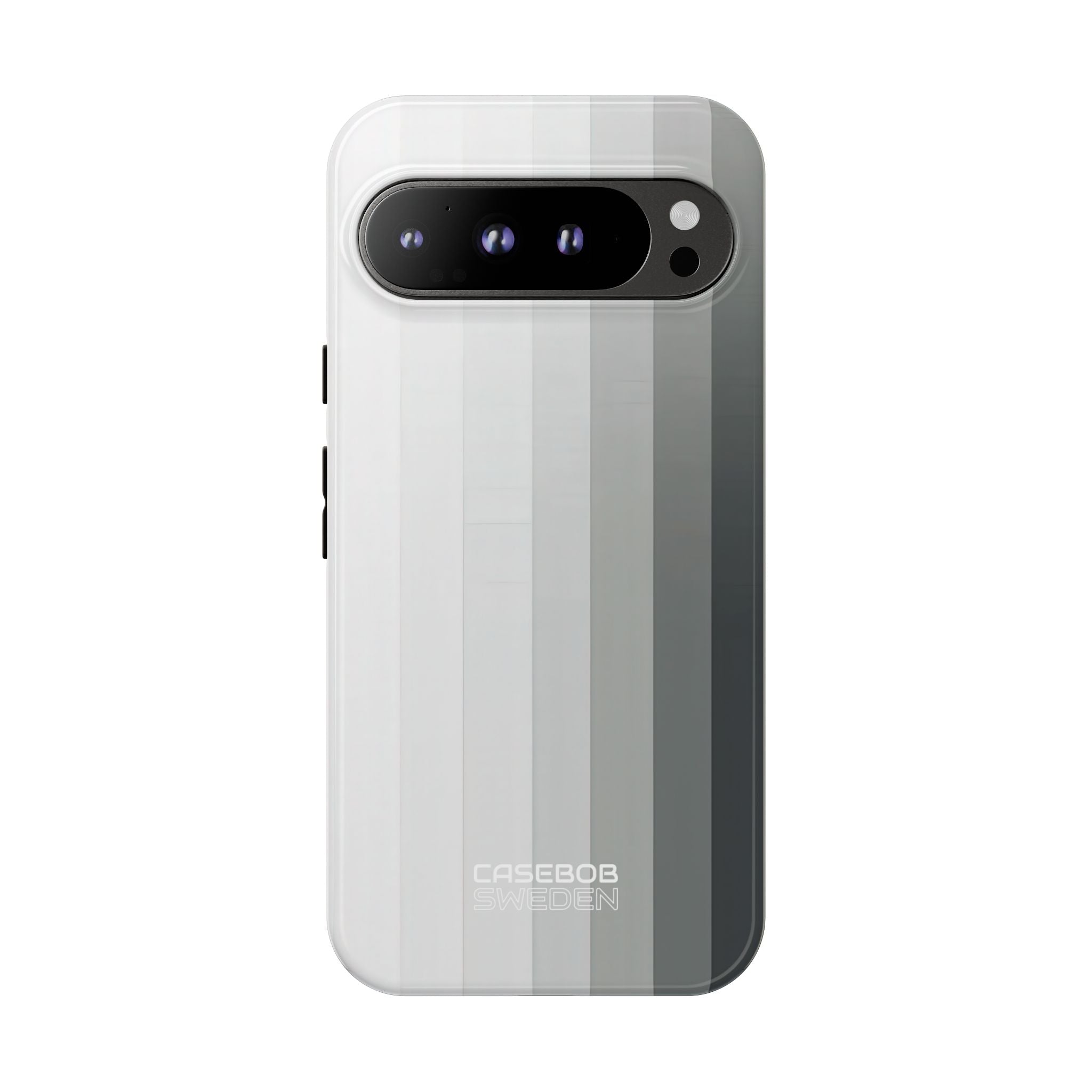 Silver Gradient Stripes Google Pixel 9 - Tough
