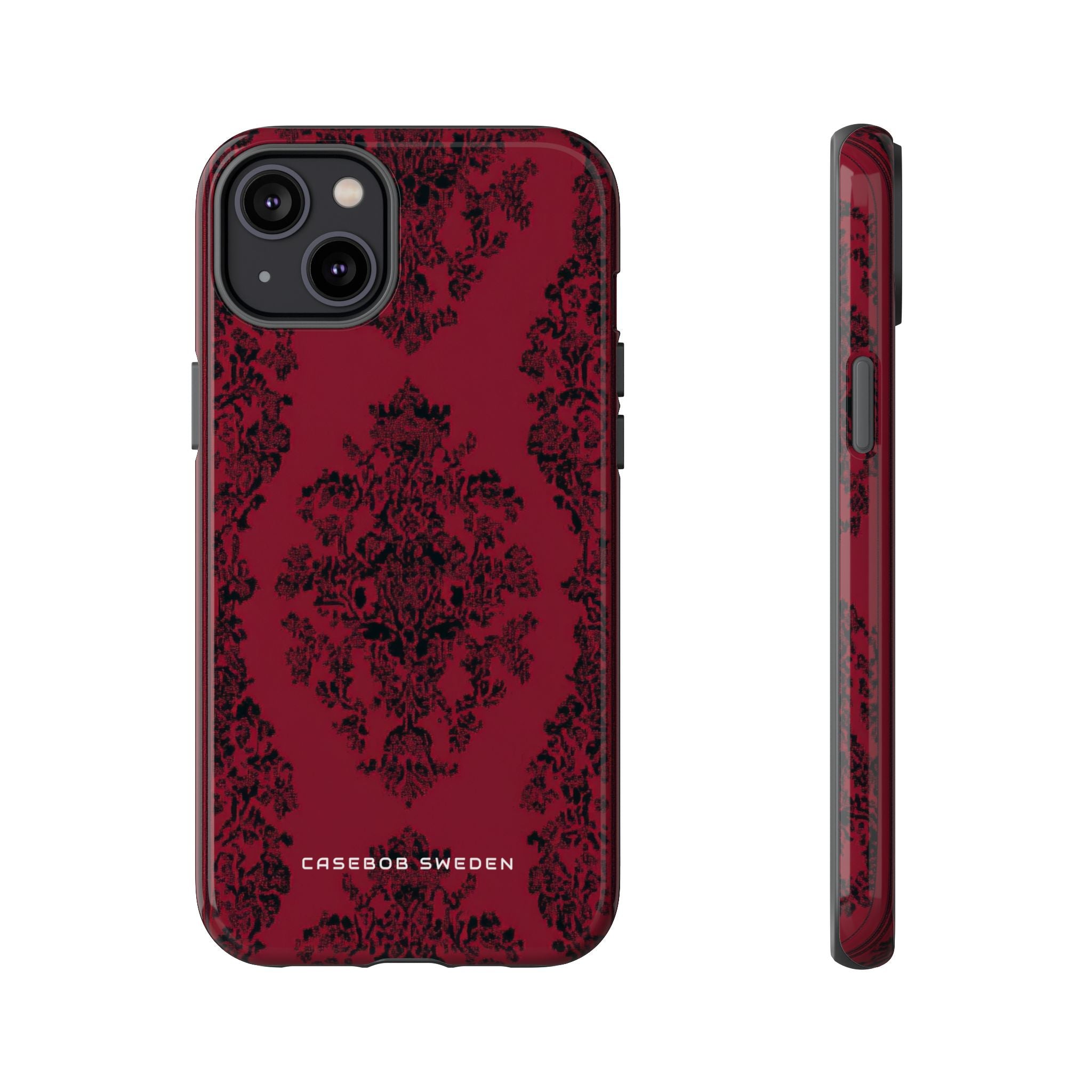 Gothic Crimson Elegance iPhone 14 - Tough Phone Case