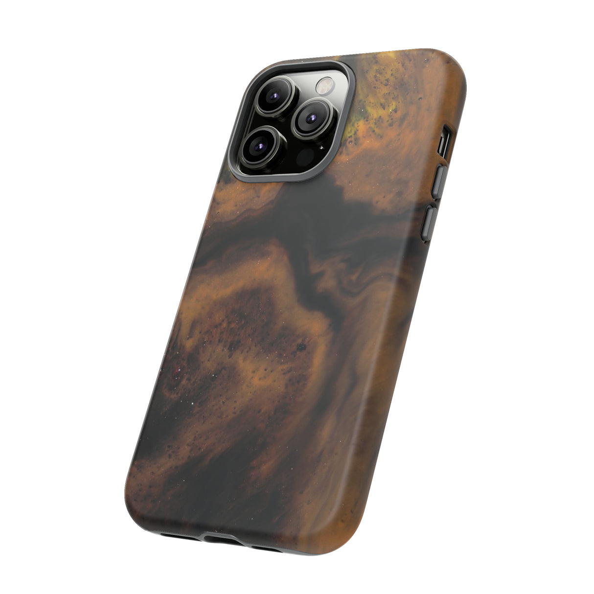 Brown Earth Ink Art - Protective Phone Case