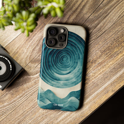 Waves Embrace Circles - iPhone Case